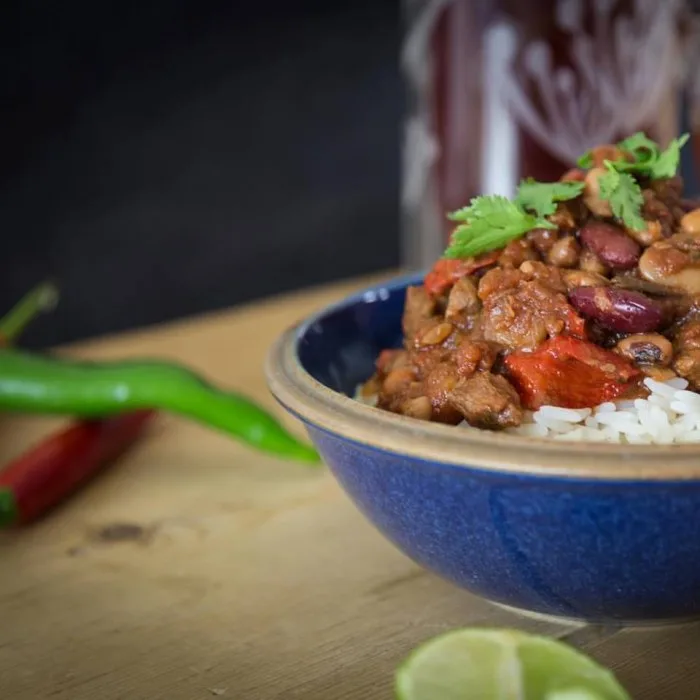 Chili de ternera estofada