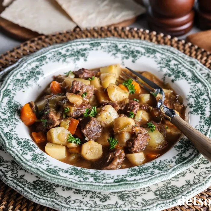 Brun Lapskaus (ragoût norvégien de bœuf aux légumes)