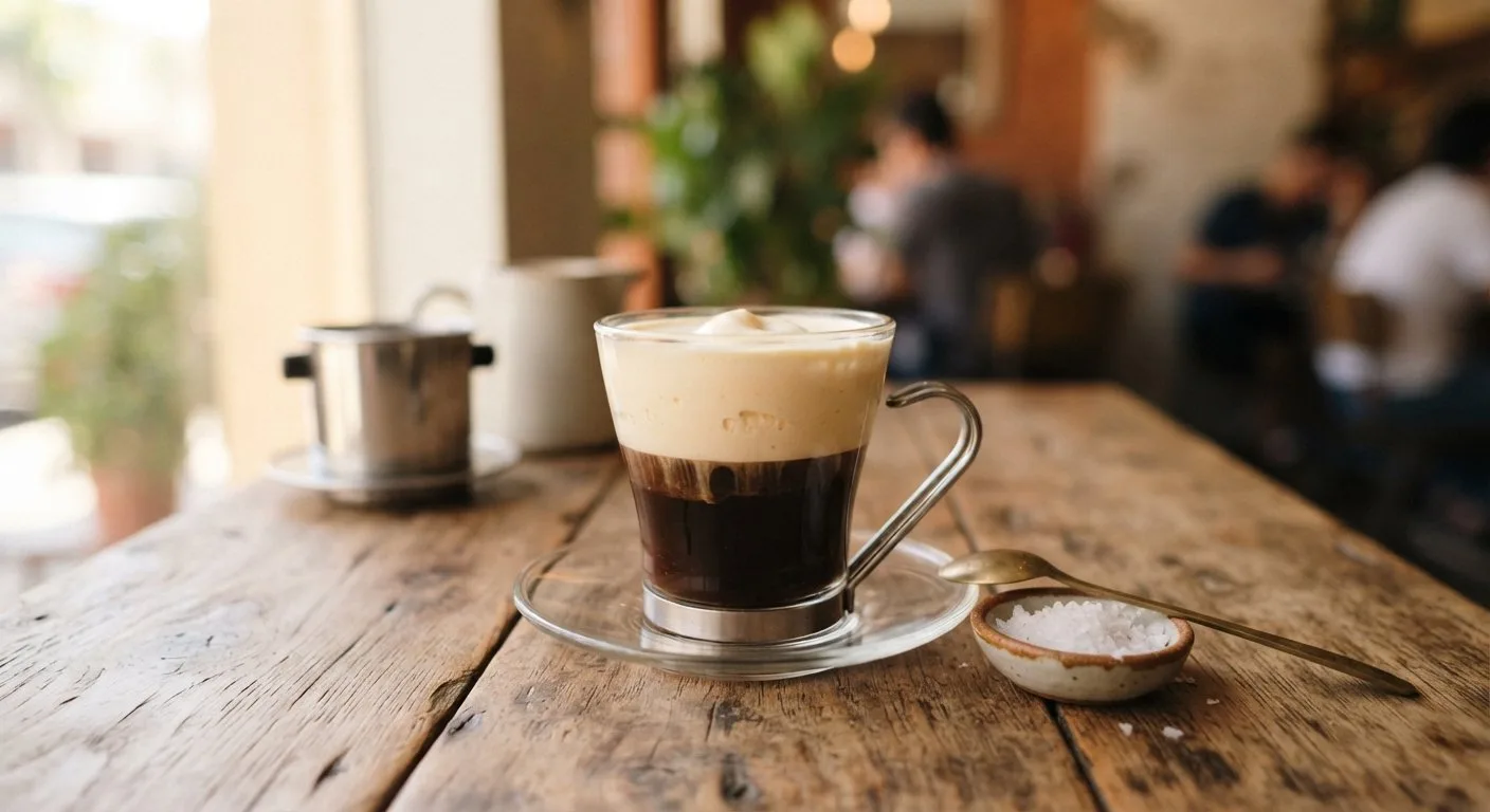 Café con sal vietnamita (cà phê muối)