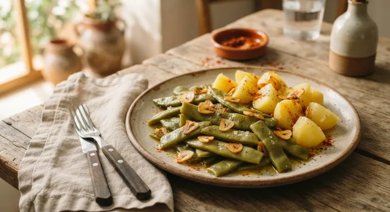 Judías verdes con patatas