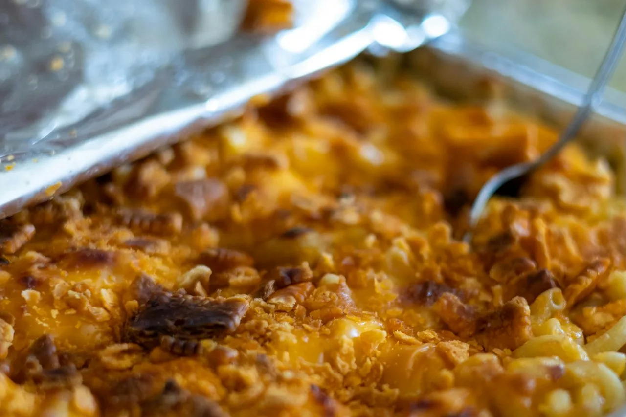 Macarrones con queso al horno