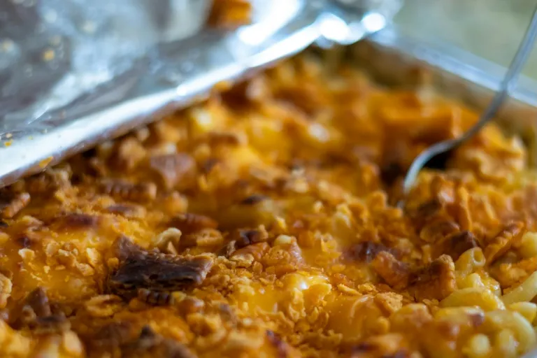 Macarrons amb formatge al forn
