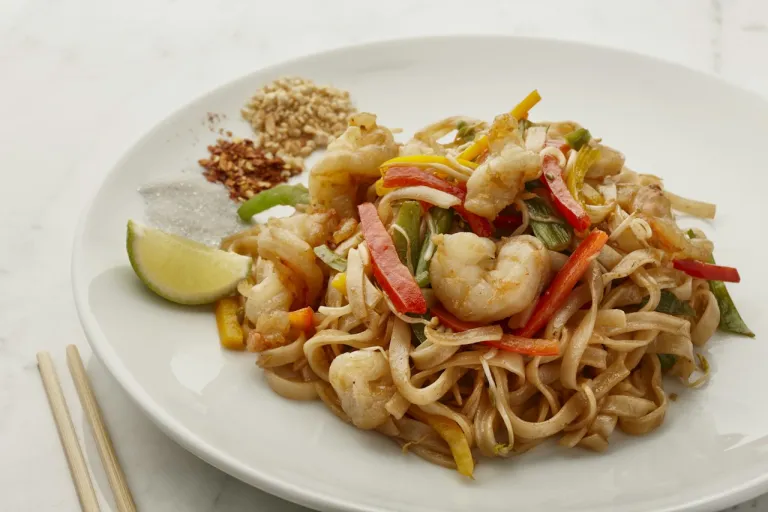 Pad thai de gambes