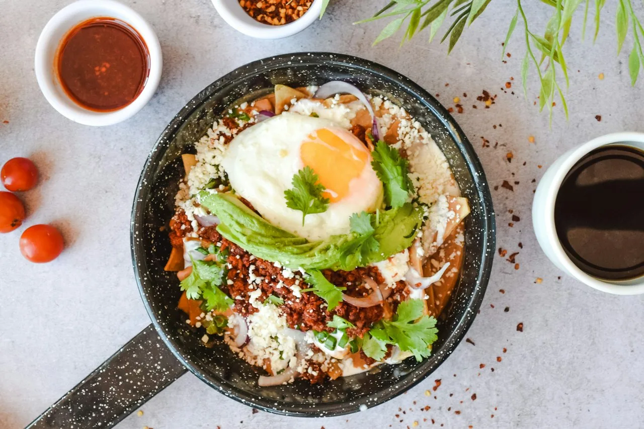 Chilaquiles rojos