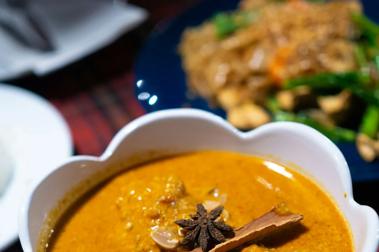 Beef massaman curry