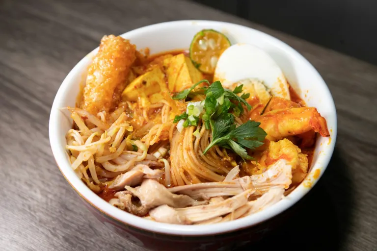 Laksa de gambas