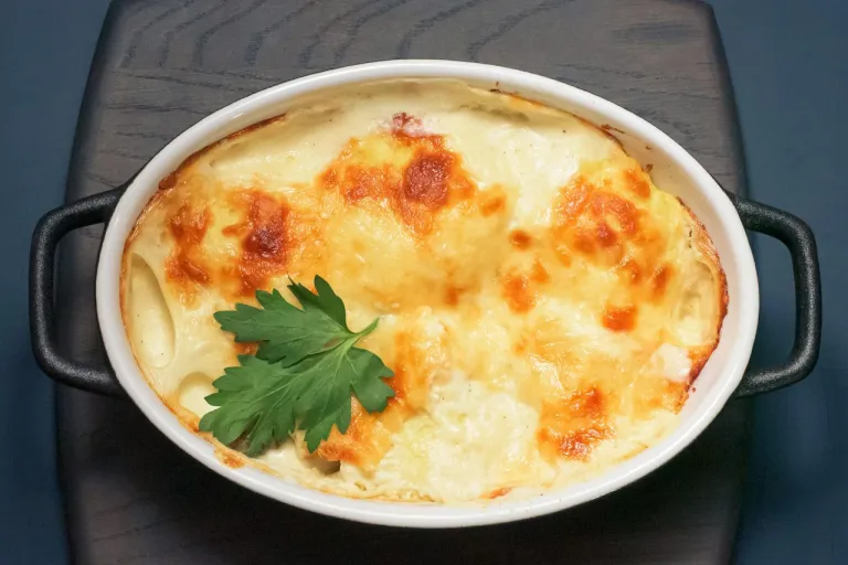 Gratinat de patates a la crema