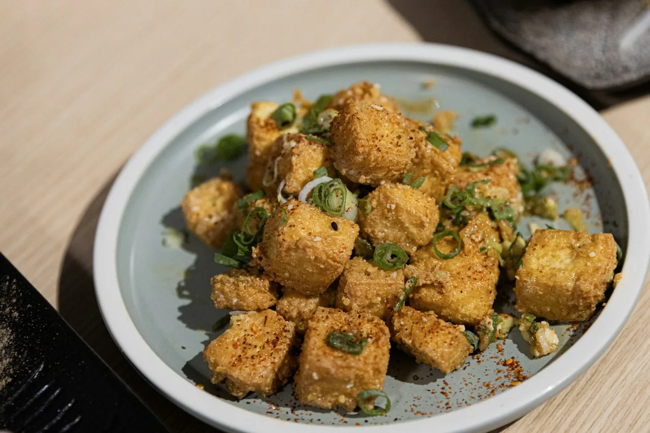 Crispy tofu in the air fryer