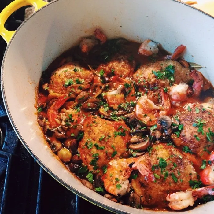 Pollo a la Marengo