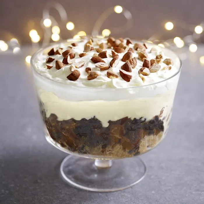 Trifle au pudding de Noël