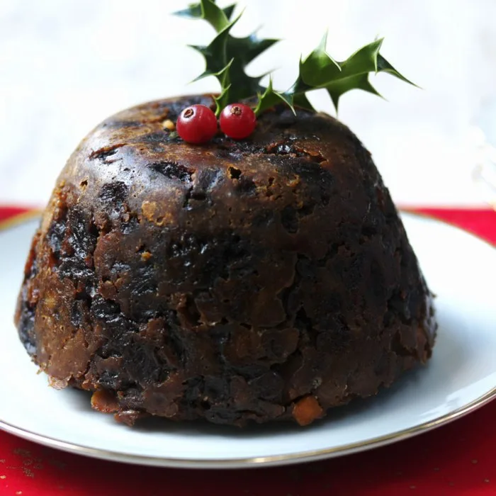 Pudín clásico de Navidad