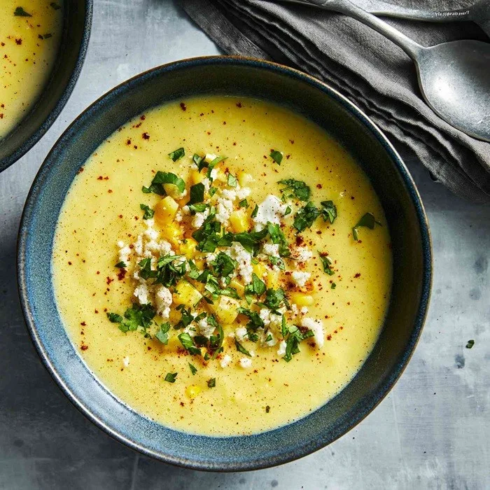 Recette de soupe crémeuse au maïs