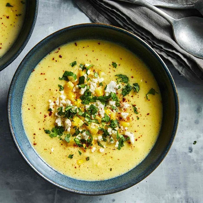 Ricetta della zuppa cremosa di mais
