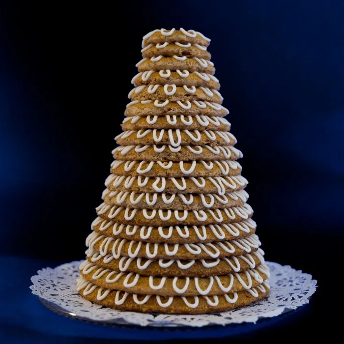 Auténtico Kransekake noruego