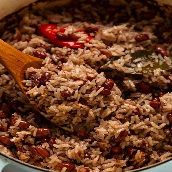 Rice jamaicana i Peas