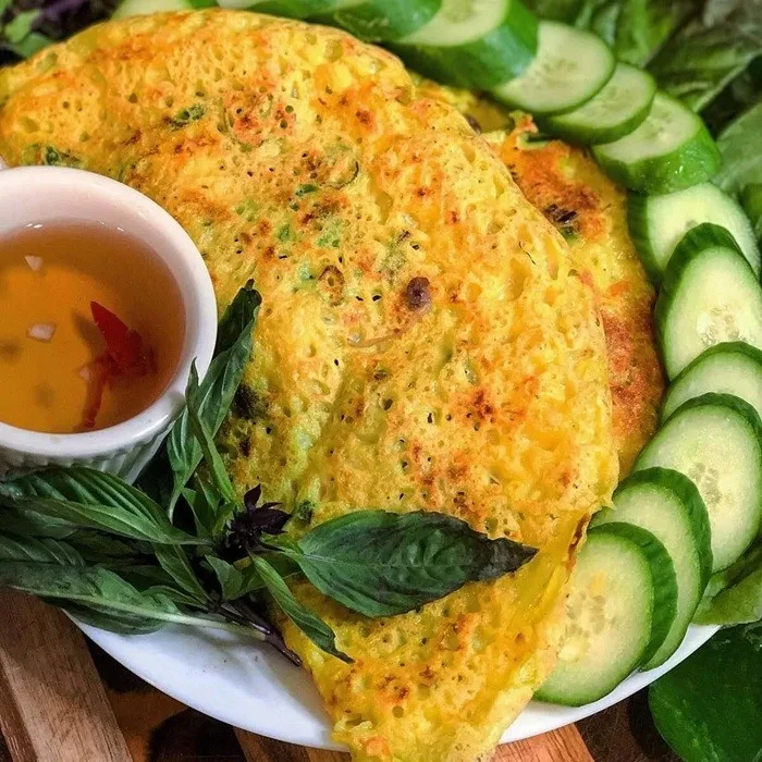 Banh Xeo jemer: tortita salada camboyana