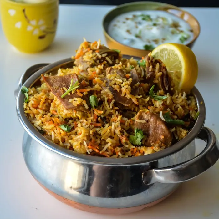 Biryani de cordero
