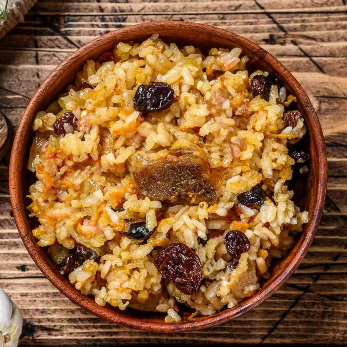 Pilaf d'agneau (Plov)