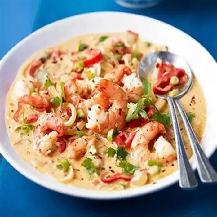Moqueca di gamberi alla bahiana