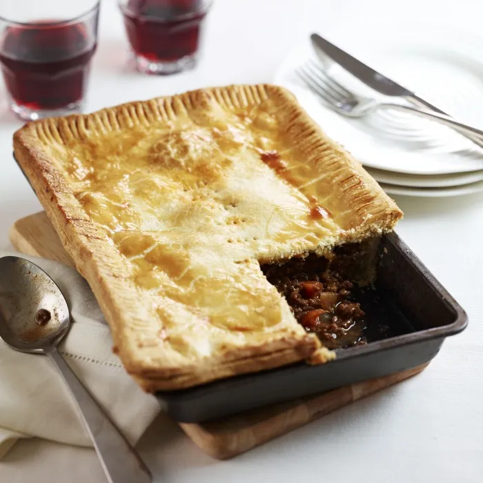 Pastel de carne picada de ternera