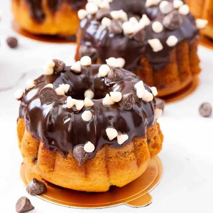 Mini bizcochos tipo «bundt»