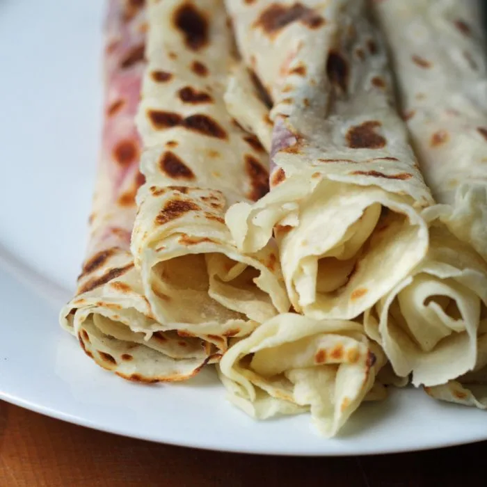 Lefse norvegese alle patate