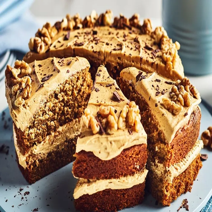 Torta polacca al cioccolato e noci