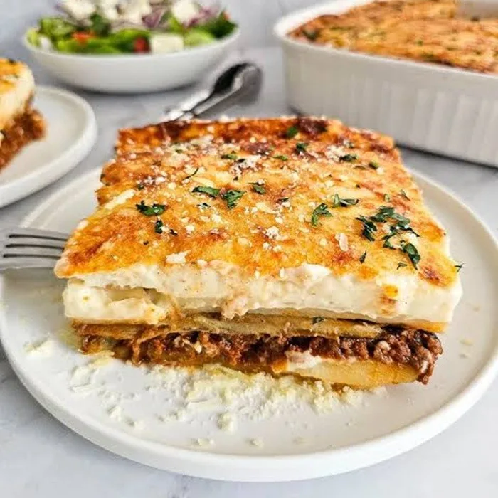 Ricetta della moussaka di patate