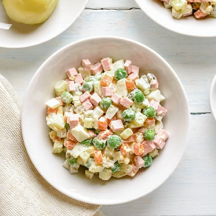 Ensalada de papa (ensalada Olivier)