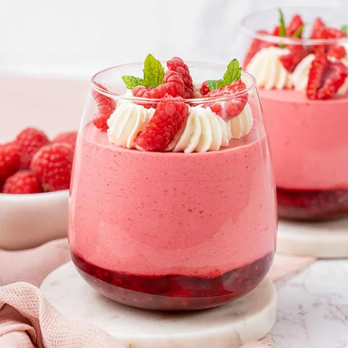 Mousse à la framboise