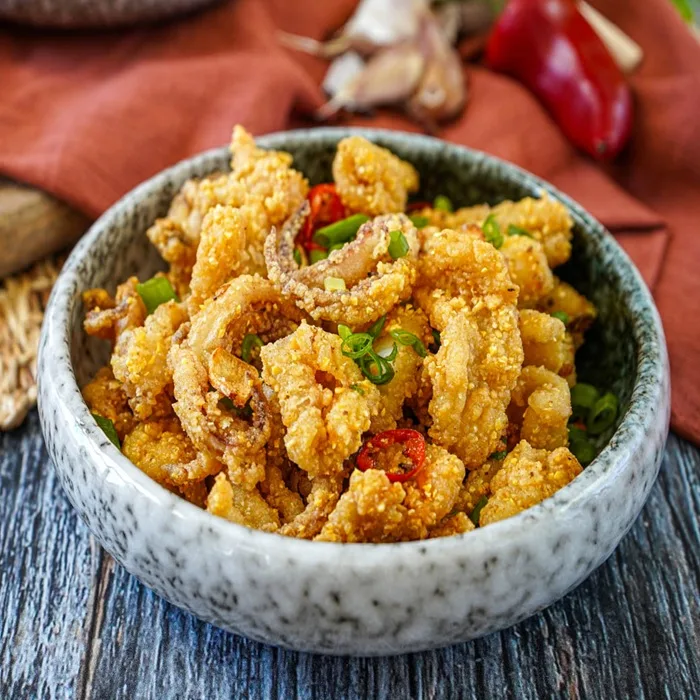 Calamares a la sal y pimienta