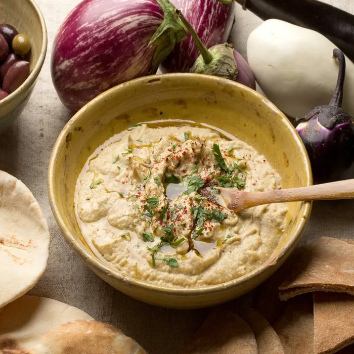 Fumat aubergine purée