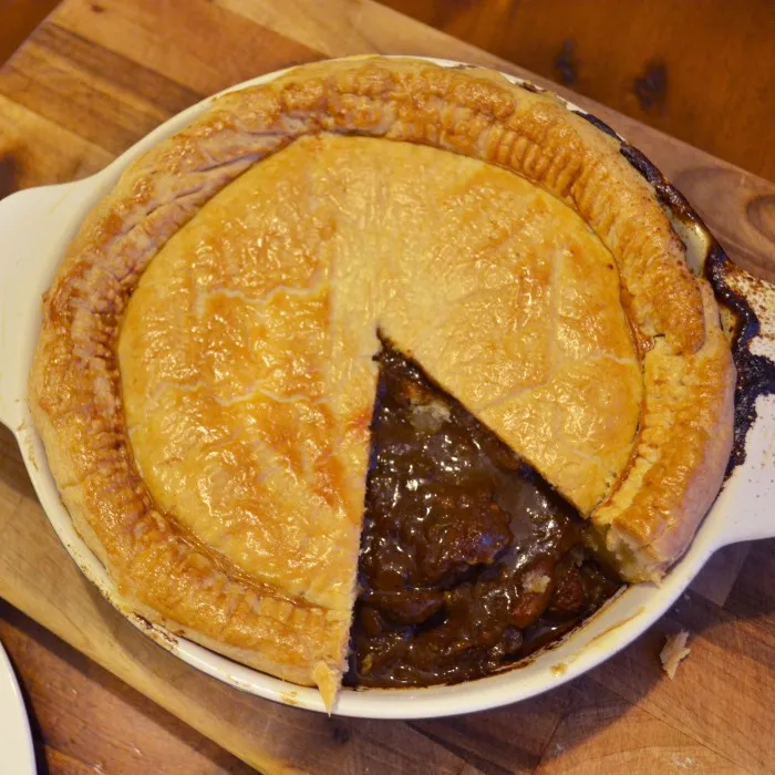 Beef i Oyster pie