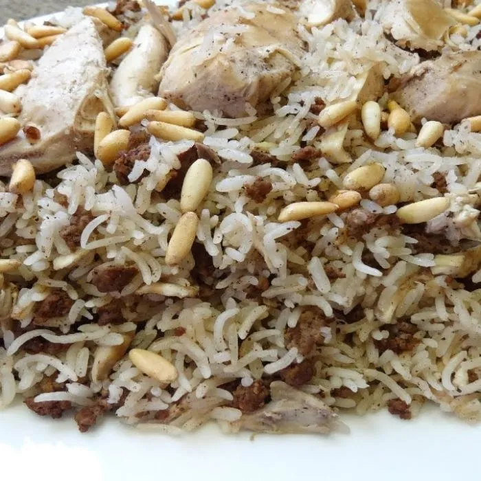 Arroz sirio con carne