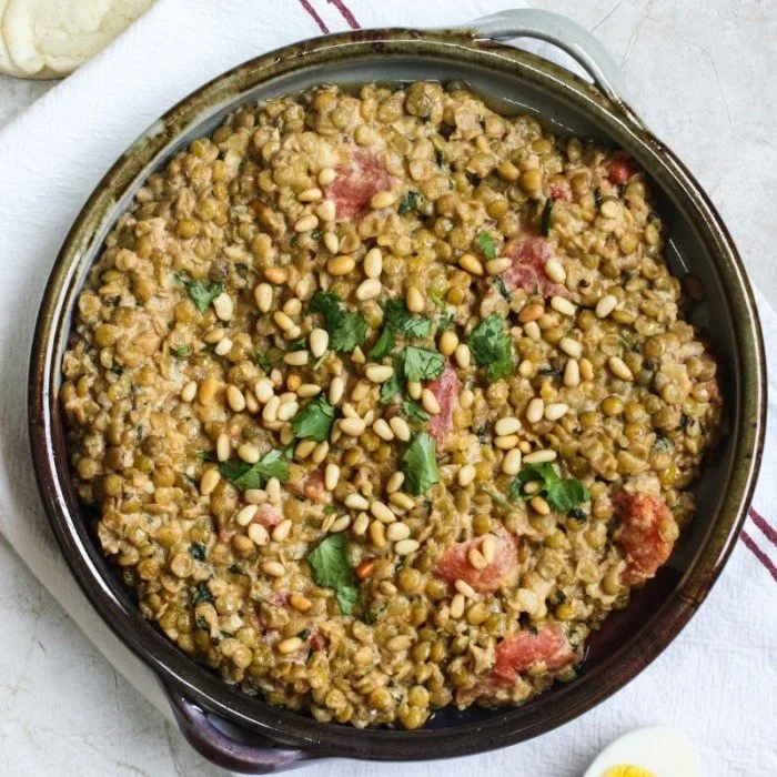 Lentejas con tahini