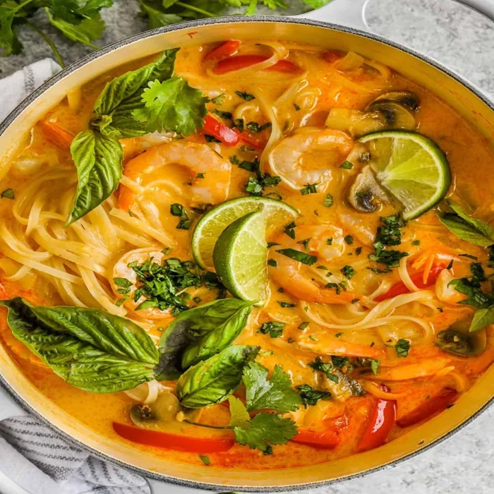 Combat de coco tailandès i broth