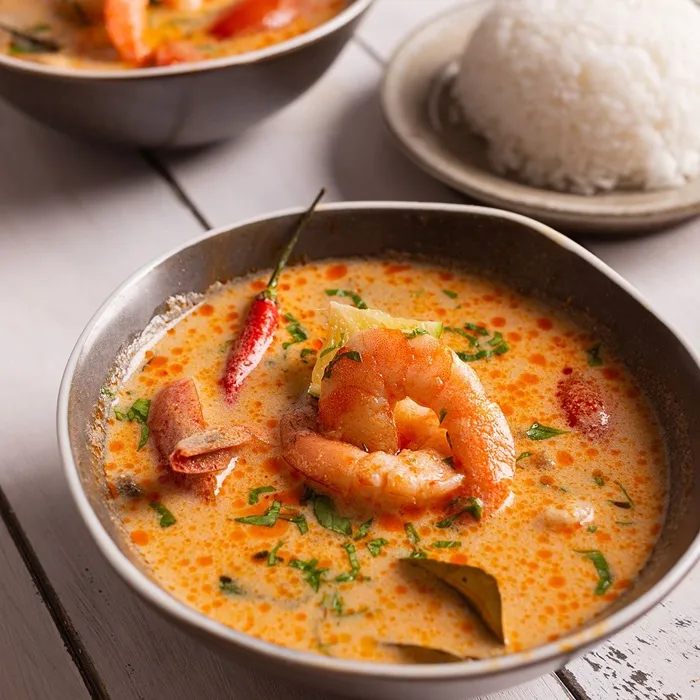 La sopa de Tom yum amb prades
