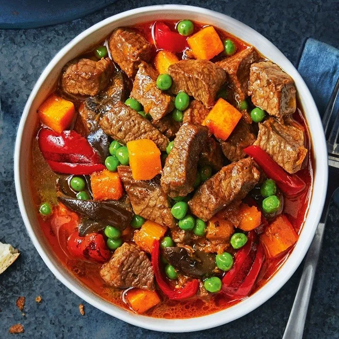 Guiso de ternera con calabaza